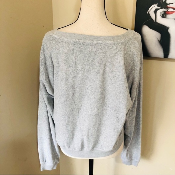 Aeropostale Soft Light Velour Sweatshirt Top - Picture 4 of 7
